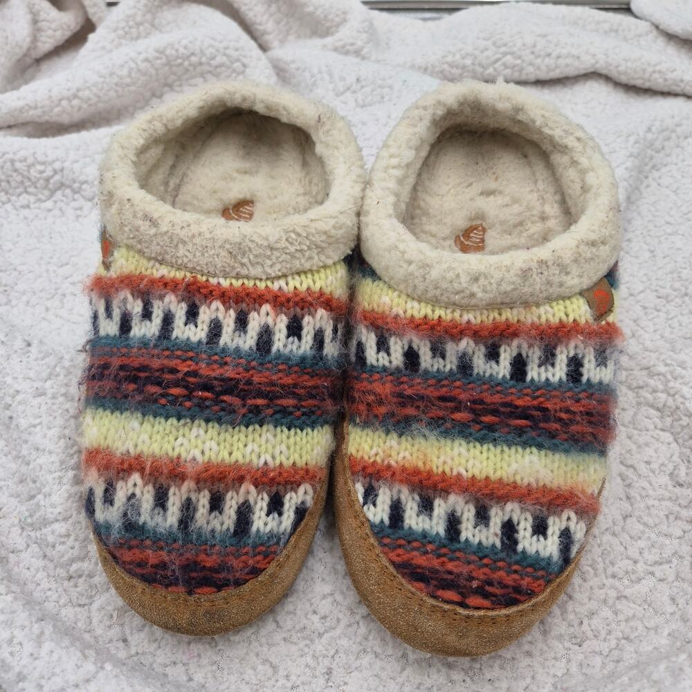 Acorn Women's Fairisle Clog Slipper women's size 6.5-7.5